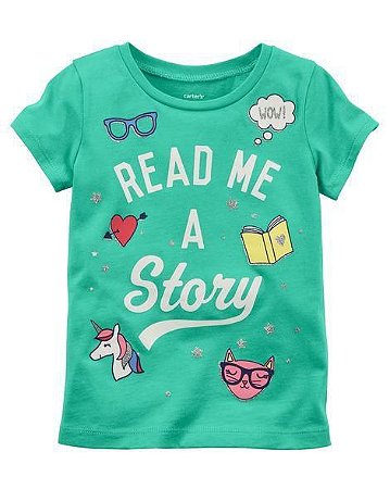 Camiseta Manga Curta Read Me a Story