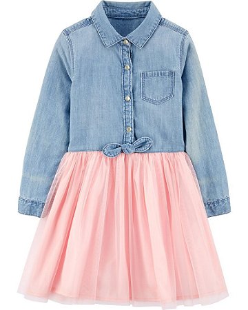 vestido de manga longa para bebe