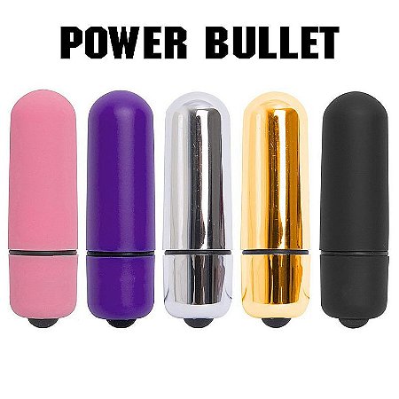 Vibrador para Estimular o Clitóris - Power Bullet - 5 cm