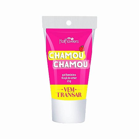 Chamou Chamou Gel Excitante e Facilitador Feminino Linha Vem Transar  Hotflowers