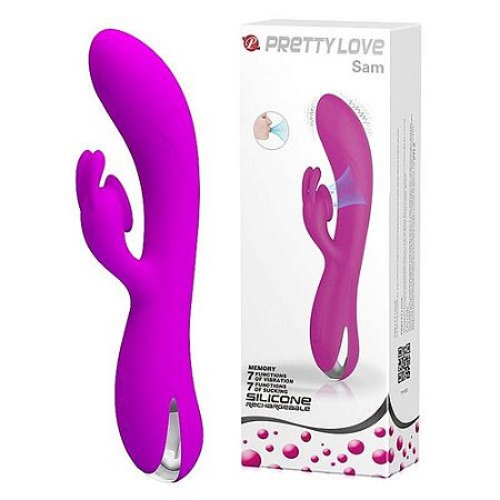 Vibrador Massageador Estimulador Clitóris de sução - Pretty Love Sam