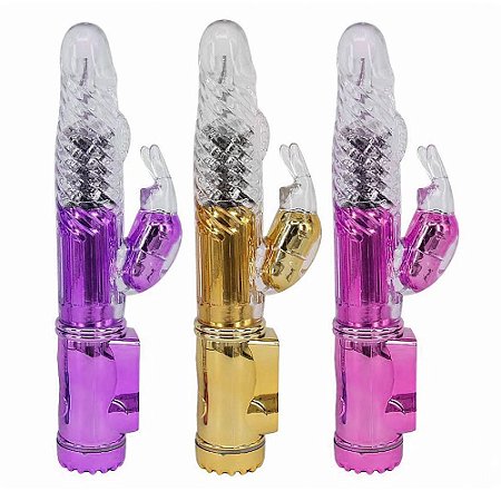 VIBRADOR ROTATIVO JACK RABBIT 36 VIBRAÇÕE IMPORTADO