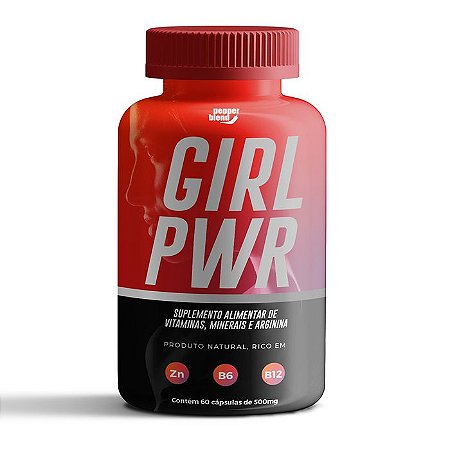 Girl Pwr Suplemento Feminino Pepper Blend