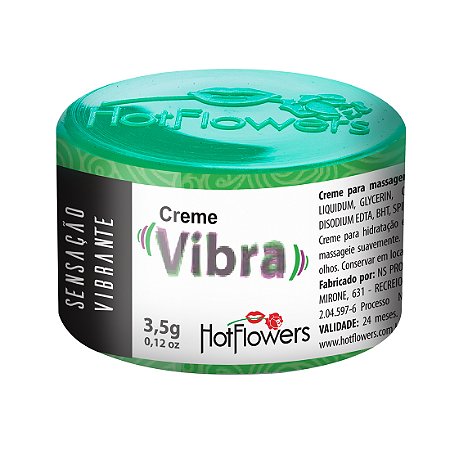 Creme Excitante Vibra Unissex 3,5g Hot Flowers
