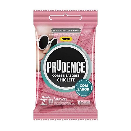 Preservativo Prudence Chiclete 3 Unidades
