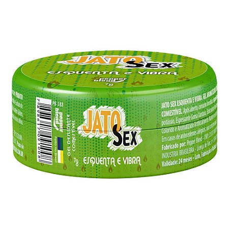 Gel Comestível Jato Sex Esquenta e Vibra 7g Pepper Blend