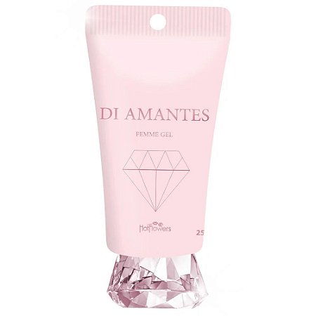 Di Amantes - Gel Afrodisíaco Super Excitante Feminino 25g Hot Flowers