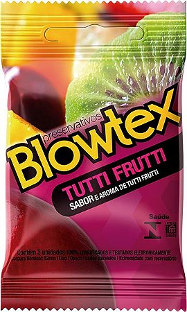 Preservativo Blowtex Tutti-frutti 3 unidades.