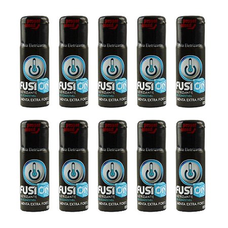 Kit Fusion Eletrizante Comestível Menta Extra Forte 12ml - Emb. c/10und. Pepper Blend