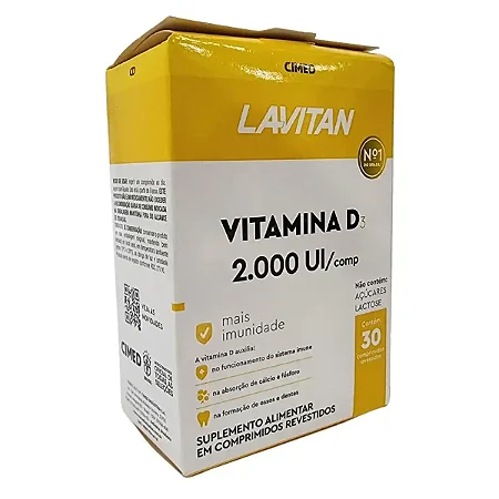 Lavitan Vitamina D3 2.000 UI/comp