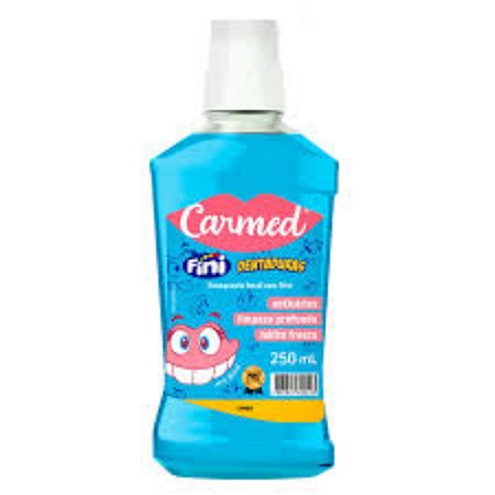 Enxaguante Bucal Carmed Fini Dentaduras com Flúor 250ml