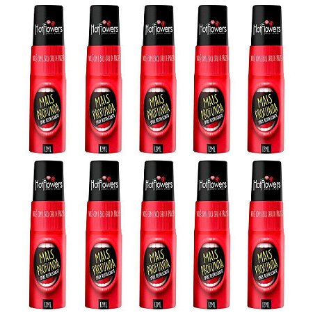 Mais Profunda - Spray Refrescante Para Sexo Oral - KIT 10UN