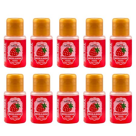 Gel Aromatizante Morango 12ml - KIT 10UN