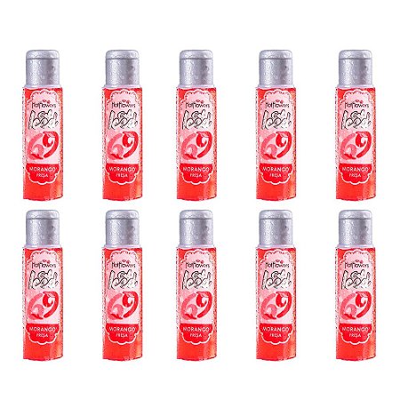 Gel Aromatizante Iced Morango 35ml - KIT 10UN