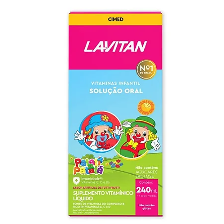 Lavitan Patati Patatá Vitamina Infantil Solução Oral
