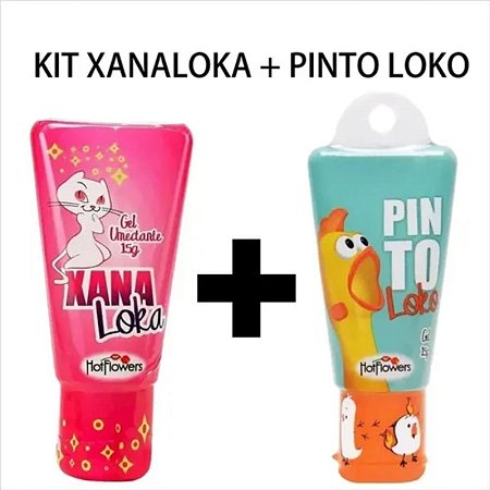 Kit Gel Feminino Xana Loka e Gel Pinto Loko