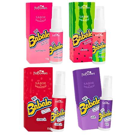 Kit 4 Géis Babaloo Ice - Hot Flowers