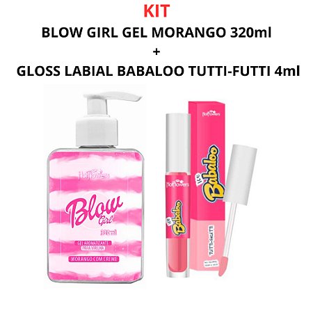Kit Blow Girl Gel + Gloss Tutti-Frutti Hotflowers
