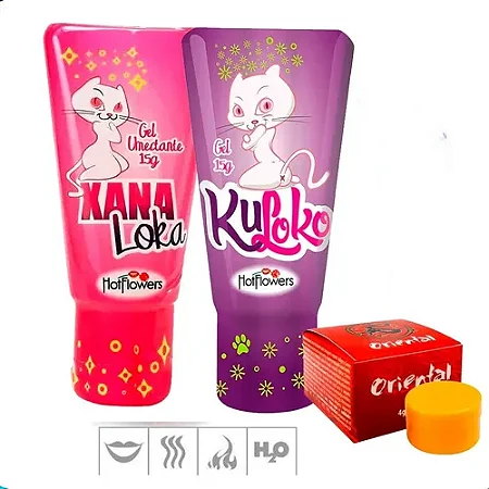 Kit Pomada oriental + KuLoko + Xana Loka Hotflowers