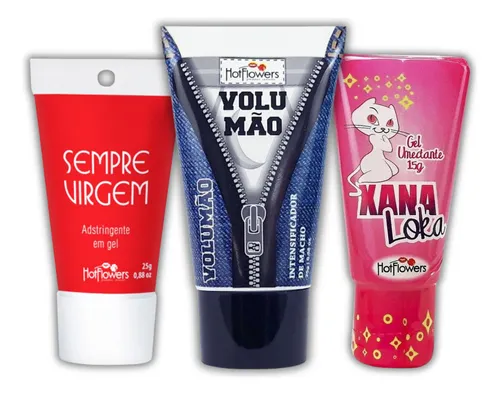 Kit Sempre Virgem + Xana Loka + Volumão Hotflowers