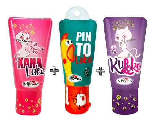 Kit Xana Loka + KuLoko + Pinto Loko Géis Hotflowers
