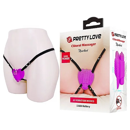 Vibrador Clitóris com Cinta - HeartBeat