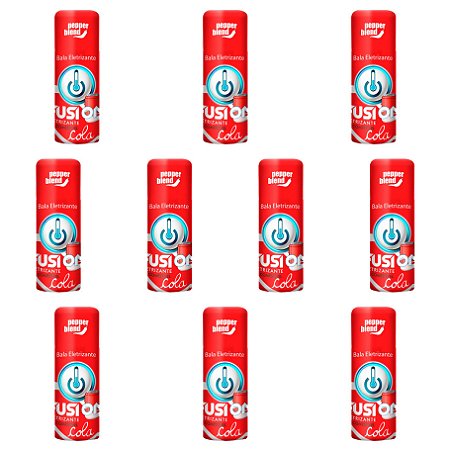 Kit Fusion Eletrizante  Comestível Cola 12ml - Emb. c/ 10 und. Pepper Blend