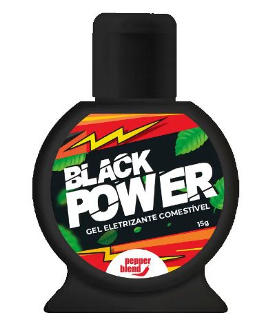 Gel eletrizante comestivel Black Power 15gr Pepper Blend