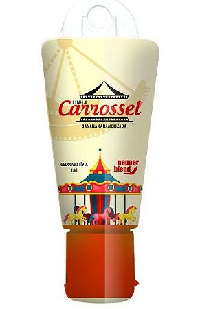 Gel comestivel carrossel Banana Caramelizada 18gr Pepper blend