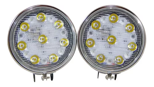 Farol auxiliar redondo 8 LED's 24V