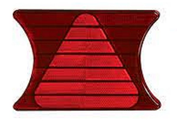 Triângulo refletivo para lanterna carreta Facchini