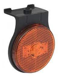 Lanterna lateral de LED com suporte plástico com fio 12V-24V Randon 2000