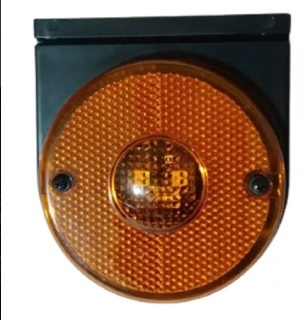 Lanterna lateral de LED com suporte plástico com fio 12V-24V Randon 2000