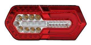 Lanterna traseira de LED pisca sequencial + guia de luz Turn