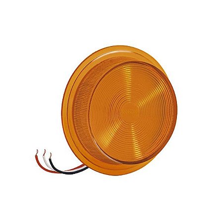 Módulo de LED lanterna bojuda ''foguinho'' lente alta amarela