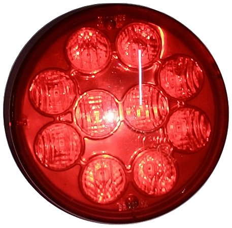 Lanterna traseira de LED vermelha freio-farolete 12V-24V carreta Librelato