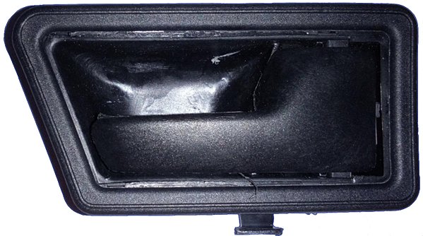 Maçaneta interna preta Volkswagen após 2000