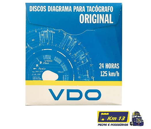 Disco tacógrafo semanal 125KM/H