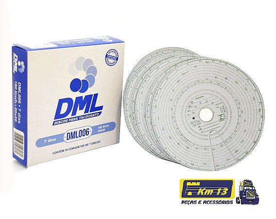 Disco tacógrafo semanal 180KM/H