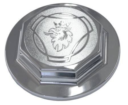 Tampa cubo com rosca decorada roda dianteira Scania