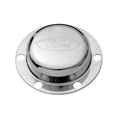 Tampa cubo cromada roda dianteira Ford Cargo extra pesado