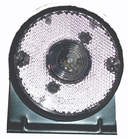 Lanterna lateral com suporte de ferro Randon