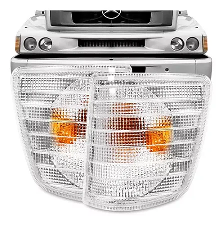 Lanterna de seta cristal Mercedes Benz 1620 até 2000