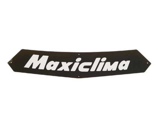 Acrílico de tampa com adesivo do Maxiclima 5.5