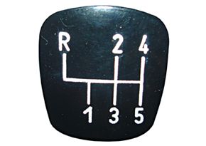 Tampa bola de câmbio ré para cima 5 marchas  Mercedes Benz