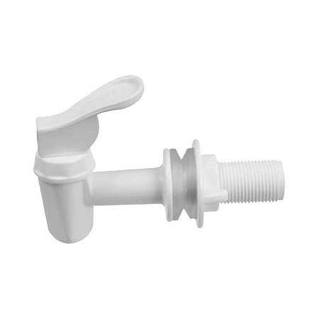 Torneira de corote plástico branca