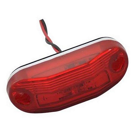 Lanterna delimitadora de LED sem terminais com cabo 12V-24V