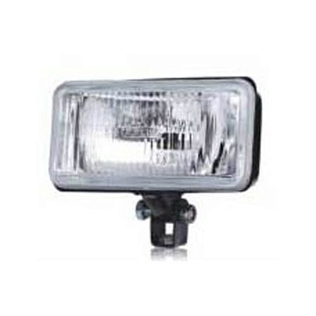 Farol de milha retangular raiado