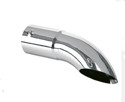 Boca de escape curvo 3.1/2''