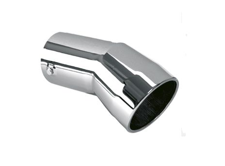 Boca de escape curvo 3''